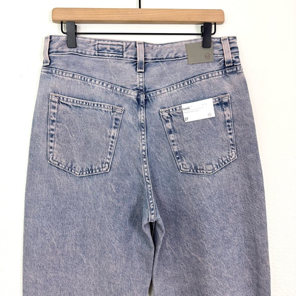 NEW AG Clove Relaxed Vintage Straight Jeans Moonwash Illusion Size 27 - Picture 9 of 12